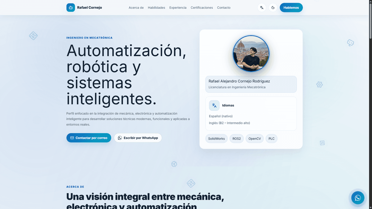 Portafolio de Rafael Cornejo